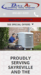 Mobile Screenshot of delcoairhvac.com